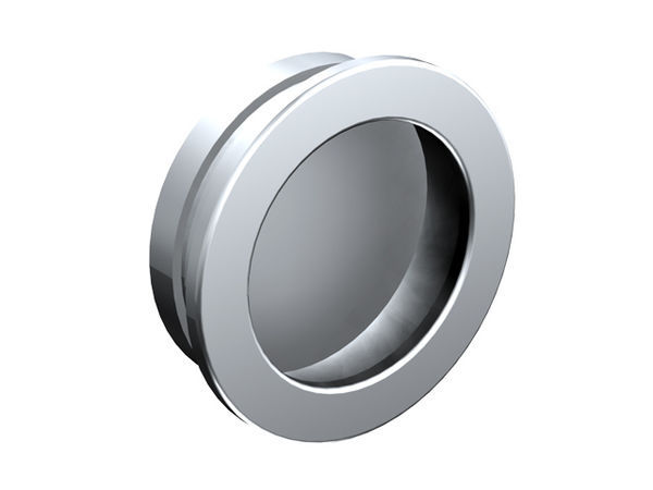 Wimove - Bathroom handle-Wimove-Poignee cuvette ronde diametre 35 mm - metal chrom