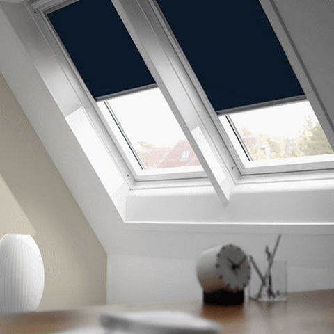 Stores Discount - Interior roof window blind-Stores Discount-Store compatible Velux Bleu Nuit - 114 / 118 - Sto