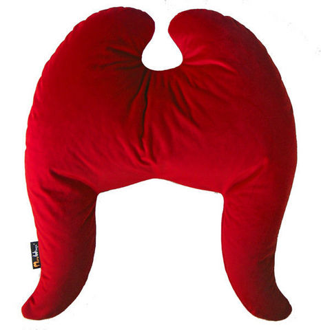 MEROWINGS - Profiled pillow-MEROWINGS-Wings Classic Royal Red Texas