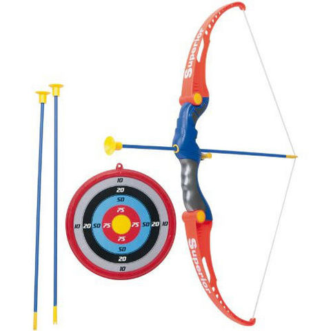PARTNER JOUET - Bow-PARTNER JOUET-Set de tir à l'arc avec cible arc et flèches