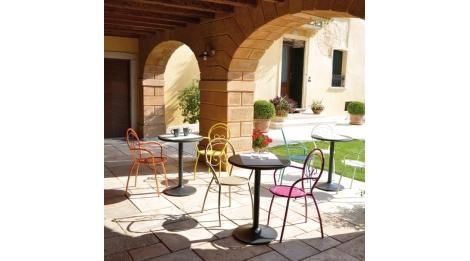 RD ITALIA - Garden armchair-RD ITALIA-Fauteuil empilable RD ITALIA Fiona 2