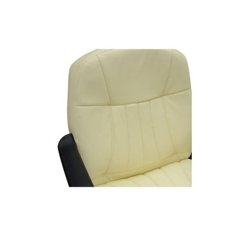 WHITE LABEL - Office armchair-WHITE LABEL-Chaise de bureau classique crème