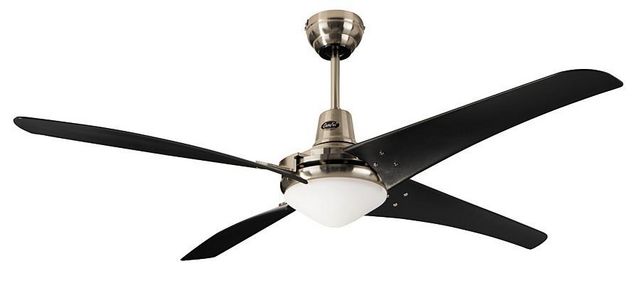 Casafan - Ceiling fan-Casafan-Ventilateur de plafond, Mirage BN-SW, moderne indu