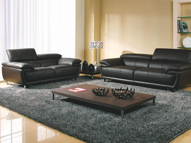 WHITE LABEL - 2-seater Sofa-WHITE LABEL-Canapé 2 places BAYA