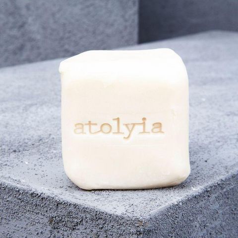 ATOLYIA - Bathroom soap-ATOLYIA-Ensemble de 4 savons en pierre d'olive assortis