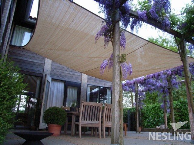 NESLING - Shade sail-NESLING-Voile d'ombrage imperméable carrée Dreamsail gris