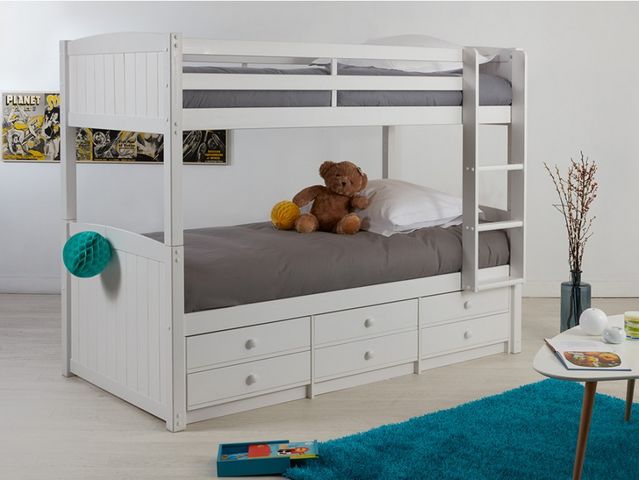 WHITE LABEL - Children bunk bed-WHITE LABEL-Lit enfant ANCHISE