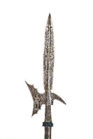 Peter Finer - Spear-Peter Finer-A GOOD GERMAN ETCHED PARADE HALBERD, circa 1590
