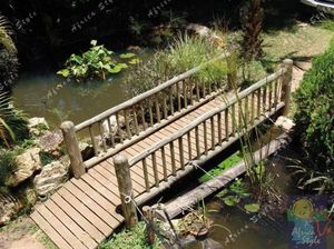 Africa Style -  - Garten Brücke