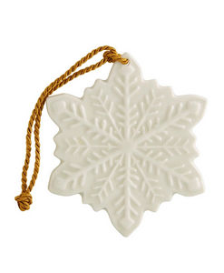 Bordalo Pinheiro - ornament snowflake - Weihnachtsbaumschmuck