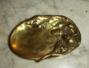 ANTIQUITES THUILLIER - cendrier bronze - Aschenbecher