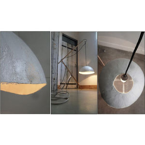 NINA IMAGINE... - lampadaire design récup ovoïde - Tischlampen