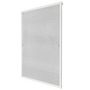 Fliegengitter für Fenster-WHITE LABEL-Moustiquaire pour fenêtre cadre fixe en aluminium 120x140 cm blanc