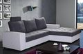 Variables Sofa-WHITE LABEL-Canapé d'angle gigogne convertible express WATERF