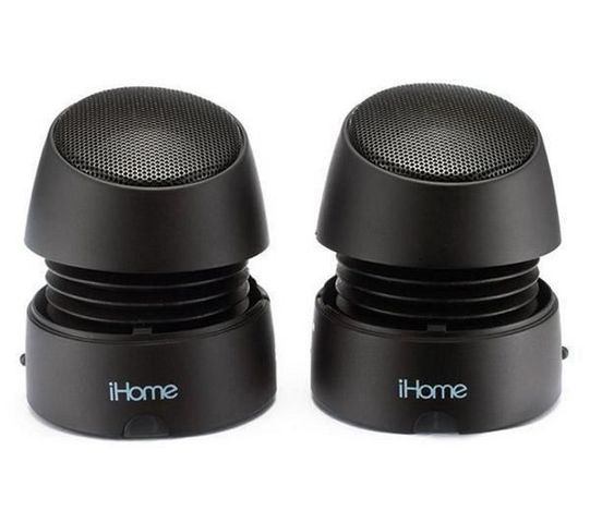 IHOME - Lautsprecher mit Andockstation-IHOME-Enceintes portables iHM79 noir