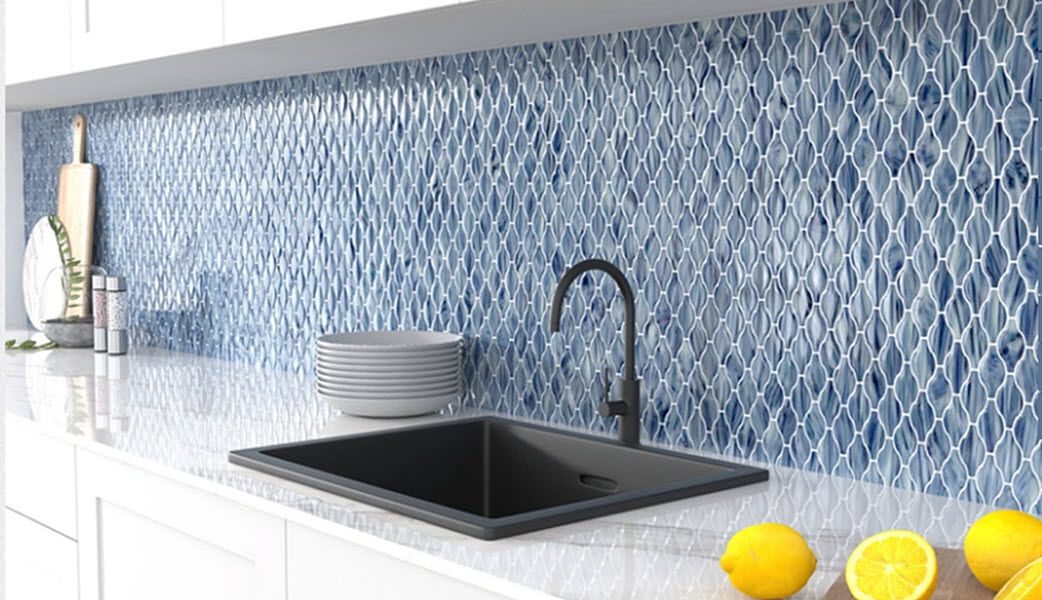 BLUEBIRD MOSAIC Azulejos de mosaico para pared Azulejos para paredes Paredes & Techos  | 
