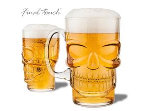 WHITE LABEL - le verre à bière tête de mort shooter insolite rec - Jarra De Cerveza