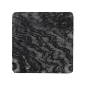 LOUISE ROE COPENHAGEN - marble plate black - Plato Llano