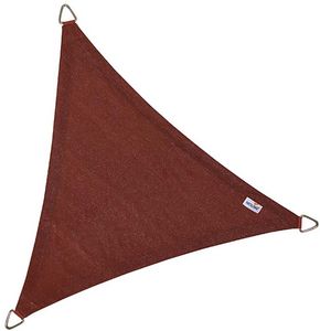 NESLING - voile d'ombrage triangulaire coolfit terracotta 5 - Toldo Tensado