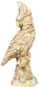 DECO GRANIT - statue de jardin perroquet en pierre reconstituée - Estatuilla