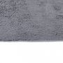 Alfombra contemporánea-WHITE LABEL-Tapis salon gris poil long taille S