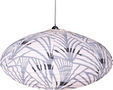 Lámpara colgante-Gong-Suspension ovale 80cm Africa Grey