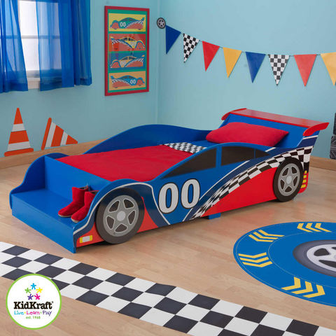 KidKraft - Cama para niño-KidKraft-Lit pour enfant voiture de course