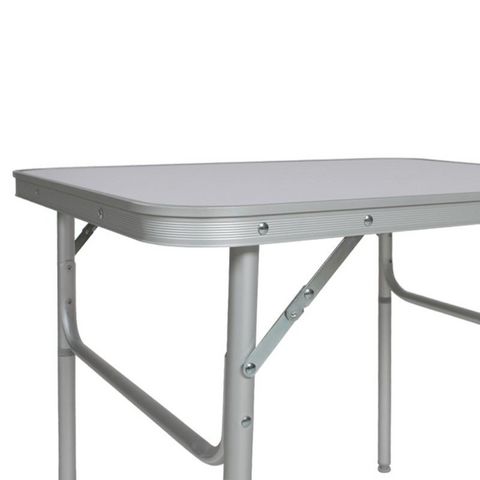 WHITE LABEL - Mesa de camping-WHITE LABEL-Table de camping jardin pique-nique aluminium pliante 75x55 cm