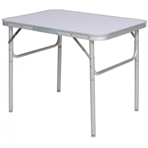 WHITE LABEL - Mesa de camping-WHITE LABEL-Table de camping jardin pique-nique aluminium pliante 75x55 cm
