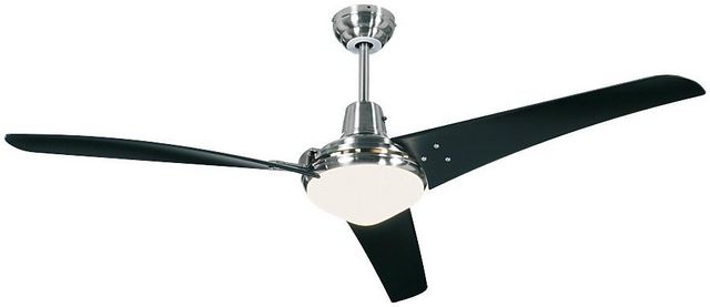 Casafan - Ventilador de techo-Casafan-Ventilateur de plafond, Mirage BN-SW, moderne indu