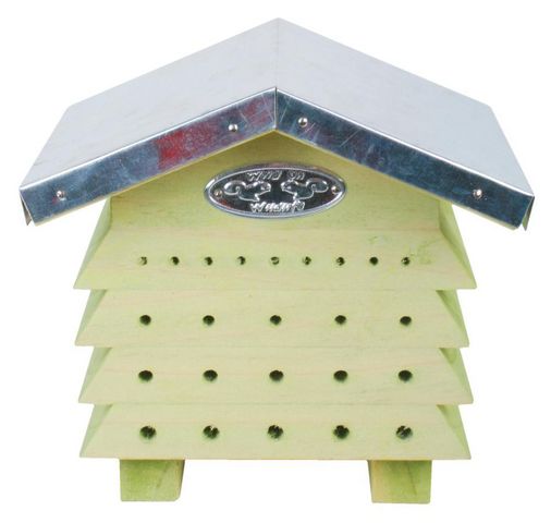 BEST FOR BIRDS - Colmena-BEST FOR BIRDS-Refuge à abeilles en bois et zinc