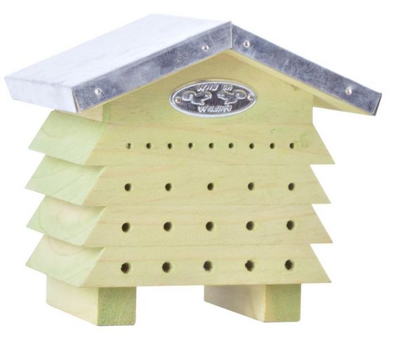 BEST FOR BIRDS - Colmena-BEST FOR BIRDS-Refuge à abeilles en bois et zinc