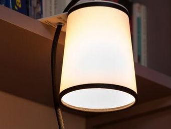Designheure - lightbook - lampe de bibliothèque blanc/noir | app - Lampada Da Lettura