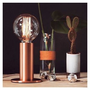 Mathi Design - lampe tactile cuivre, or ou noir - Lampada Da Tavolo