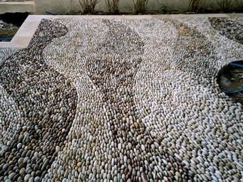 les tapis de galets -  - Ciottolato / Pavimento In Ciottoli