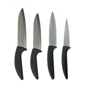 WHITE LABEL - ensemble de 4 couteaux indispensables au tranchant - Coltello Da Cucina