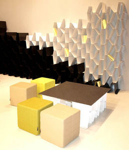 ITF 100% Design - salone del mobile milano 2009 - Tavolino Quadrato