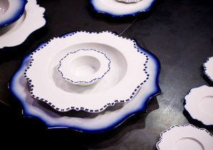 Piatto in ceramica in stile nordico piatti per la cena moderni in tinta  unita Design in