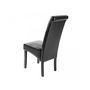 Sedia-WHITE LABEL-2 chaises de salle à manger noir