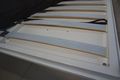 Armadio letto-WHITE LABEL-Armoire lit horizontale escamotable STRADA taupe m